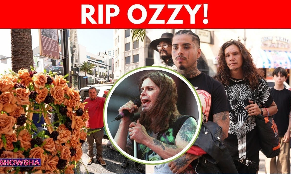 Ozzy Osbourne’s Fans Pay Tribute With Flowers On His Hollywood Star | WATCH | N18G
