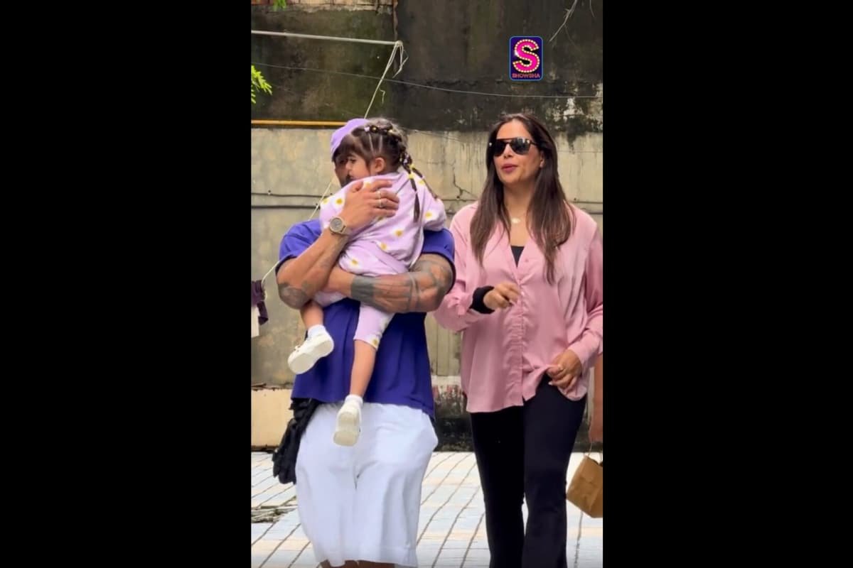 Bipasha Basu steps out for a family day filled with smiles.