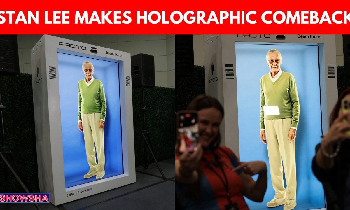 AI-Powered Hologram Of Spider-Man Creator Stan Lee Wows Fans At L.A. Comic Con | N18G