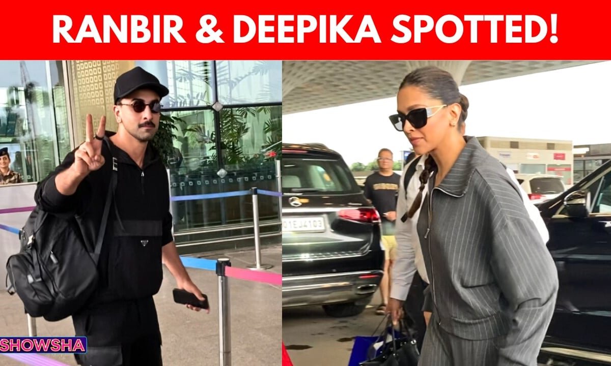 Ranbir Kapoor & Deepika Padukone Spotted At Mumbai Airport | Celebrity Airport Look