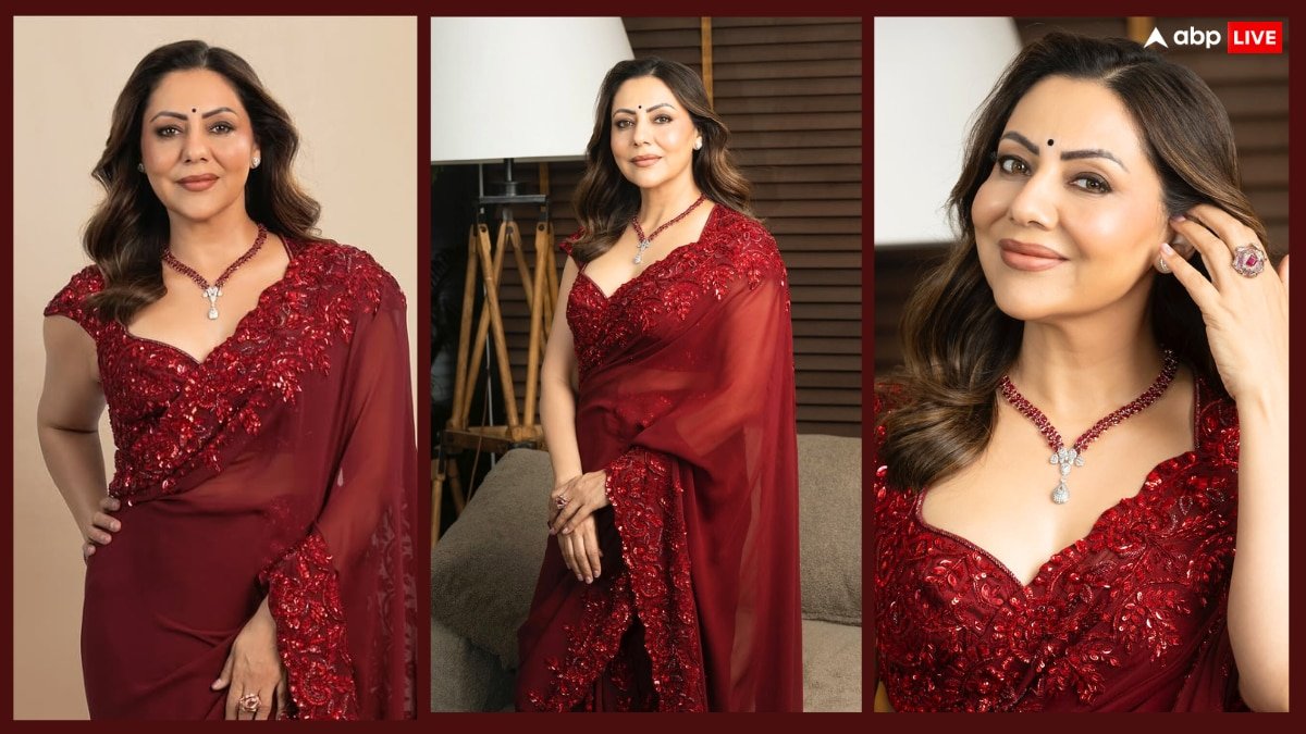 गौरी खान की 10 खूबसूरत तस्वीरें, लाल साड़ी में कमाल लगीं शाहरुख खान की बीवी, दिवाली पार्टी में दिखा रॉयल लुक