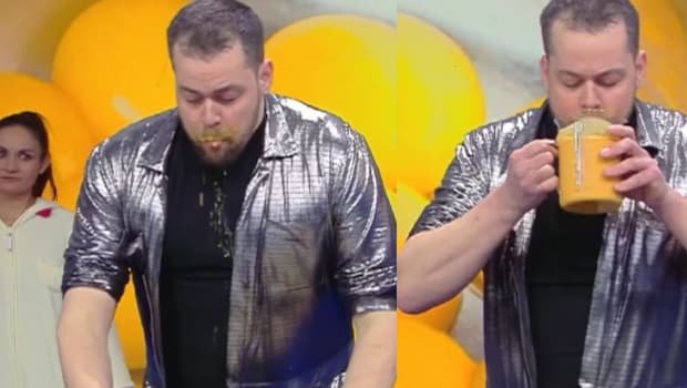 Watch: Man Drinks Nearly 7 Litres Of Liquid Egg In A Minute, Sets Guinness World Record