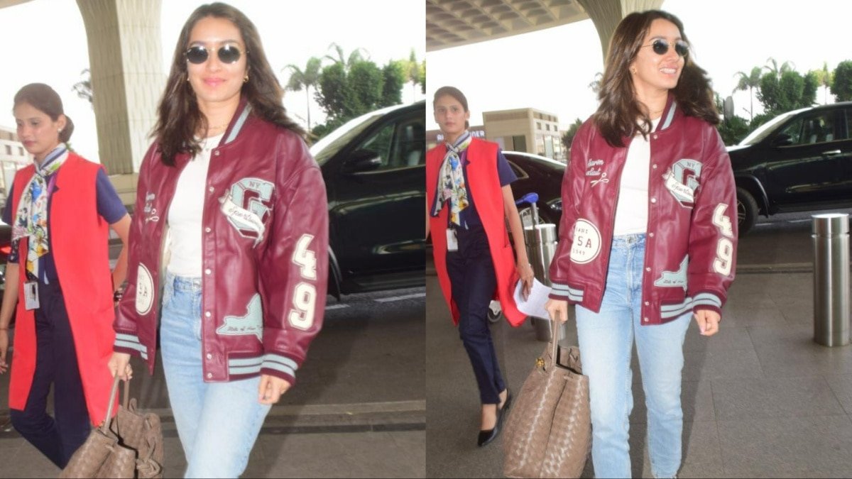 Shraddha Kapoor Pics: नो मेकअप लुक में एयरपोर्ट पर स्पॉट हुईं श्रद्धा कपूर, स्माइल पर फैंस ने हारा दिल