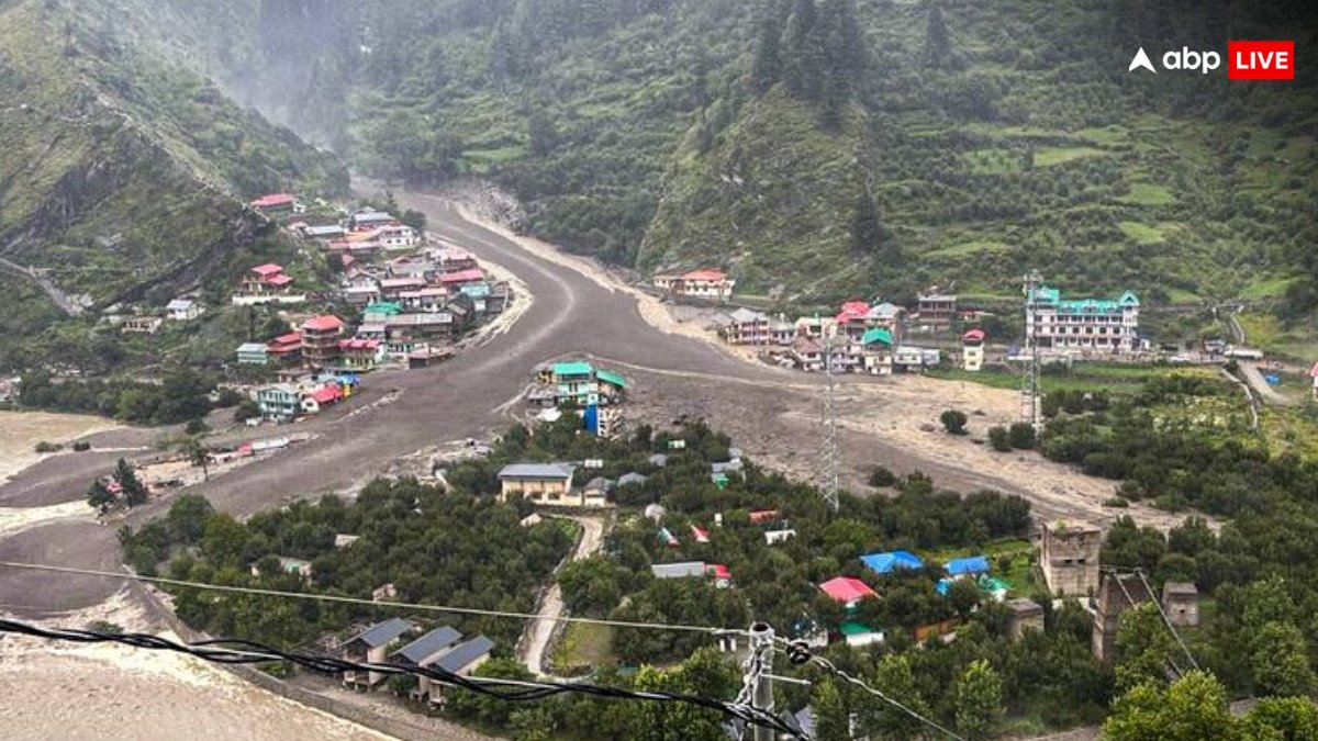 Uttarkashi Cloudburst: धराली में बादल फटने के बाद मची तबाही, अब तक 5 की मौत, केरल के भी 28 टूरिस्ट लापता
