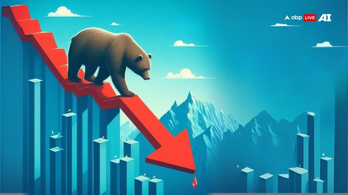शेयर मार्केट धड़ाम! सेंसेक्स 451 अंक टूटा, तो वहीं निफ्टी 50 भी हुई लाल