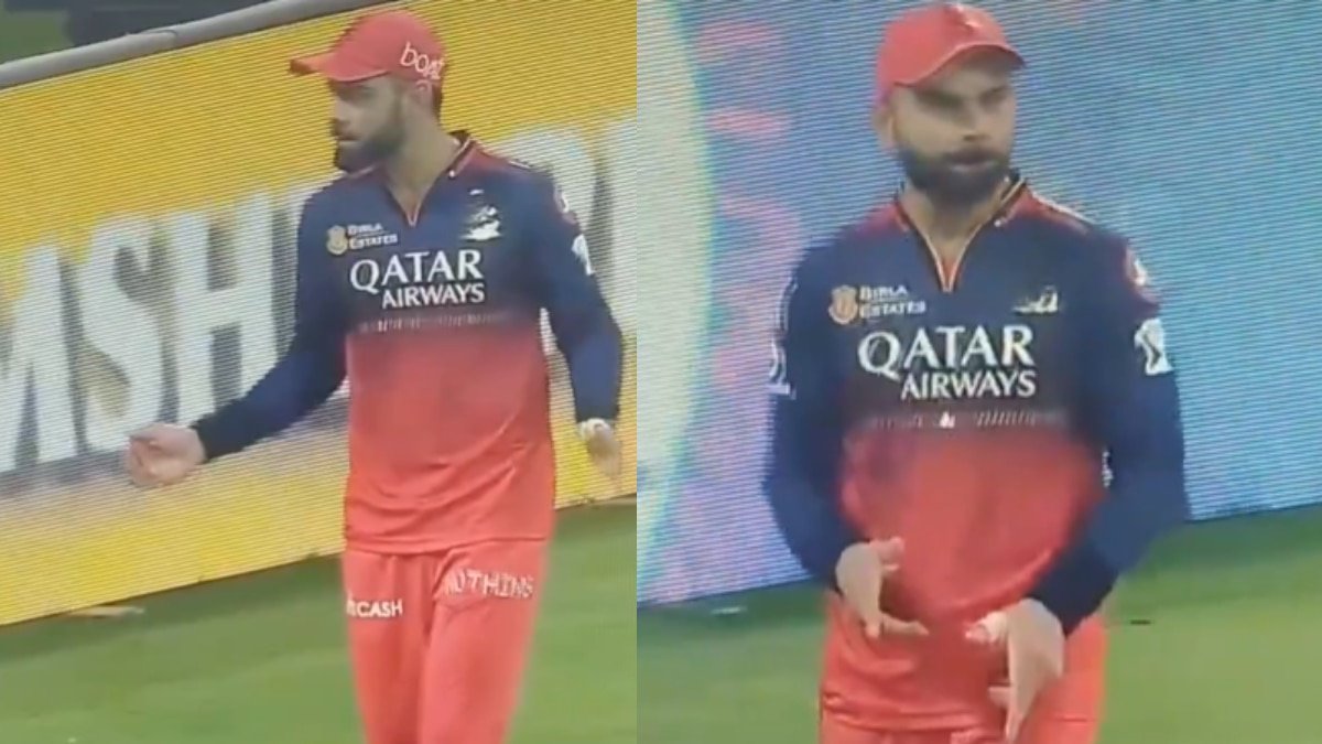 Virat Kohli Dance: अंखियों से गोली मारे गाने पर कोहली ने बीच मैदान पर किया डांस, वीडियो वायरल