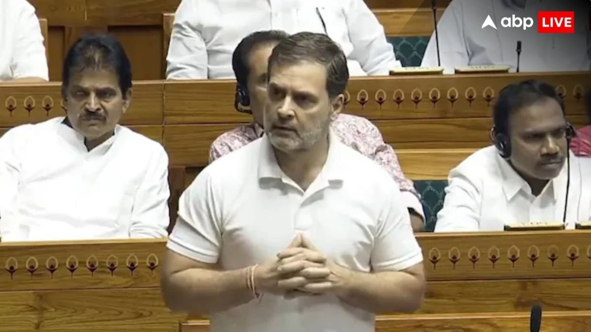 Rahul Gandhi in Lok Sabha: मैंने ऐसा नहीं कहा, वोटर लिस्ट के सवाल पर उलझ गए राहुल गांधी, स्पीकर ने तुरंत टोका