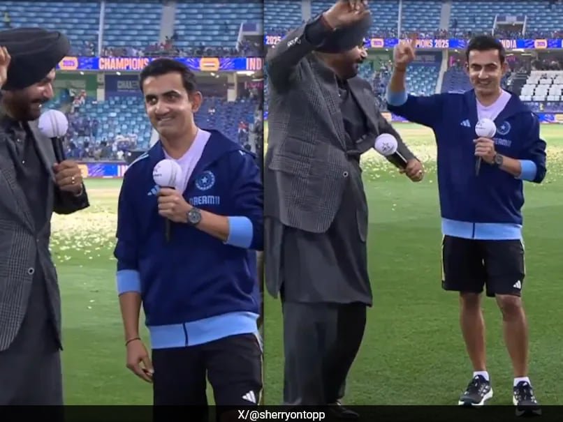 Watch: Gambhir Recites Sidhus Shayari In Front Of Him, Result Is Epic