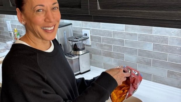 Kamala Harris Watches Oscars At Home With A Bag Of Cheese Nachos, Internet Relates