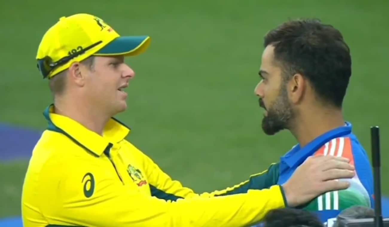 Virats On-Field Gesture For Retiring Smith Sets Internet On Fire - Watch