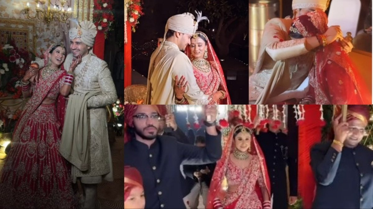 ‘भाग्य लक्ष्मी’ की मायरा मिश्रा ने बॉयफ्रेंड संग रचाई शादी, यहां देखें जयमाला से फेरों तक की तस्वीरें