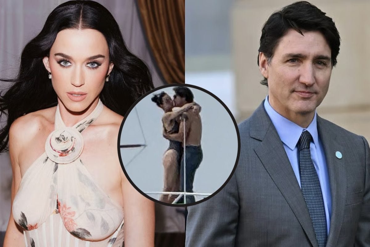 Viral Pics! Katy Perry Passionately Locks Lips With Justin Trudeau On California Yacht