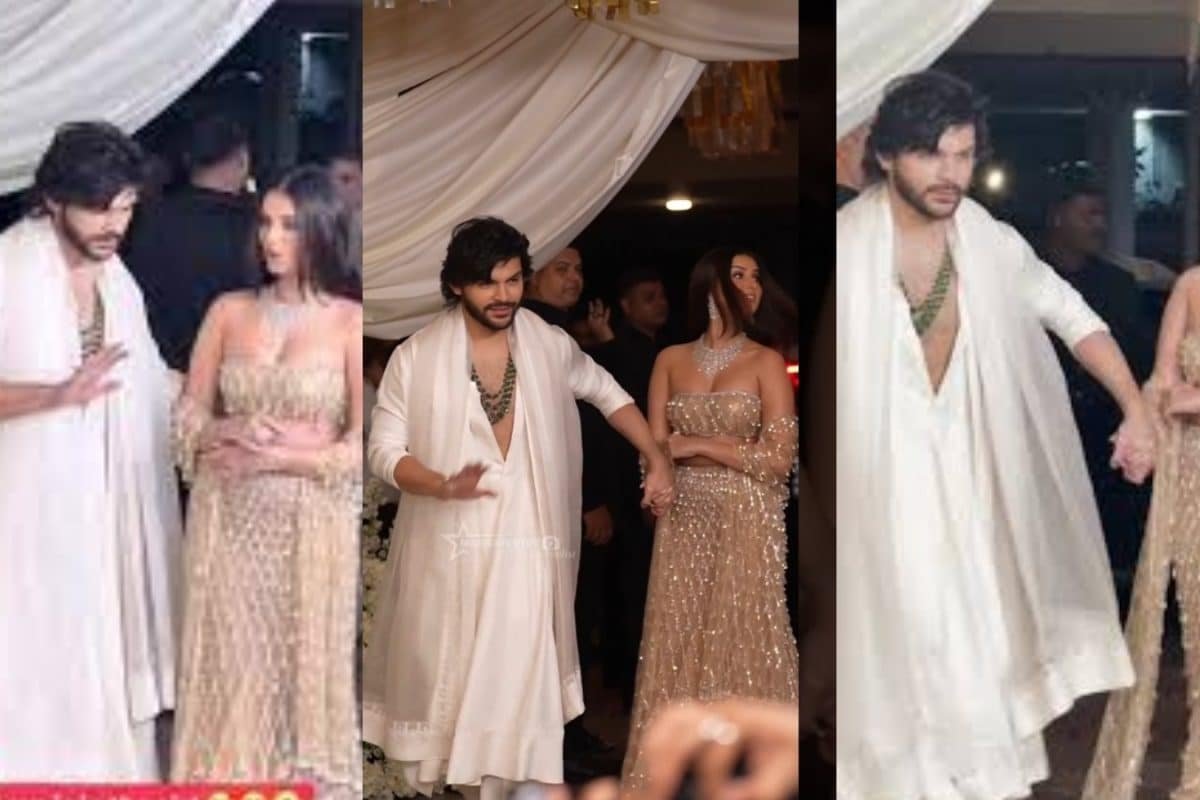 Tara Sutaria Gazes Adoringly at Boyfriend Veer Pahariya, Holds Hands at Manish Malhotra’s Diwali Bash