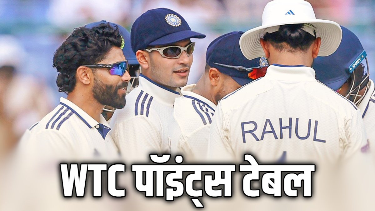 WTC Points Table 2025-27: वेस्टइंडीज को 2-0 से हराकर WTC रैंकिंग में कहां पहुंचा भारत? देखें ताजा अंक तालिका
