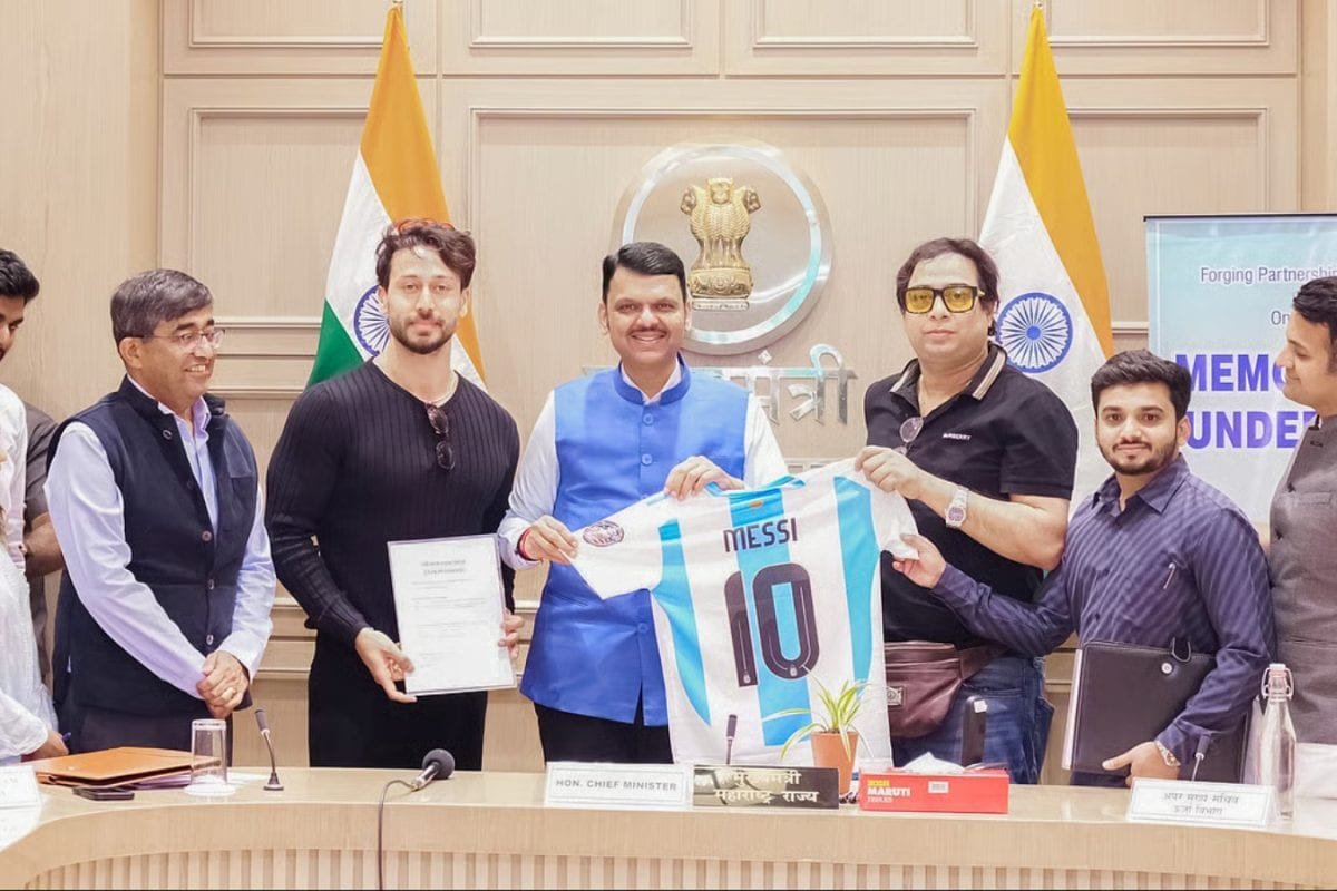 Tiger Shroff Named Brand Ambassador For Maharashtra’s New Maha-Deva Football Initiative