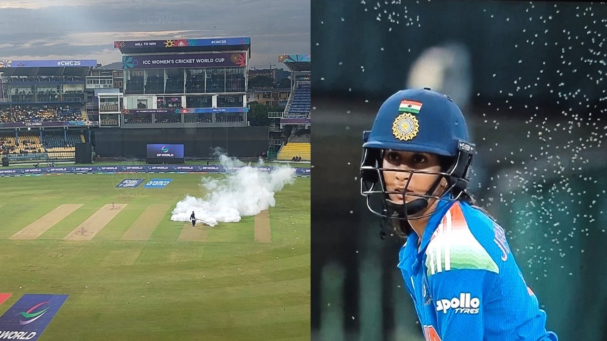 कीड़ों से परेशान हुए खिलाड़ी, भारत-पाकिस्तान मैच के दौरान मैदान हुआ धुआं-धुआं; तस्वीरों से सब हैरान