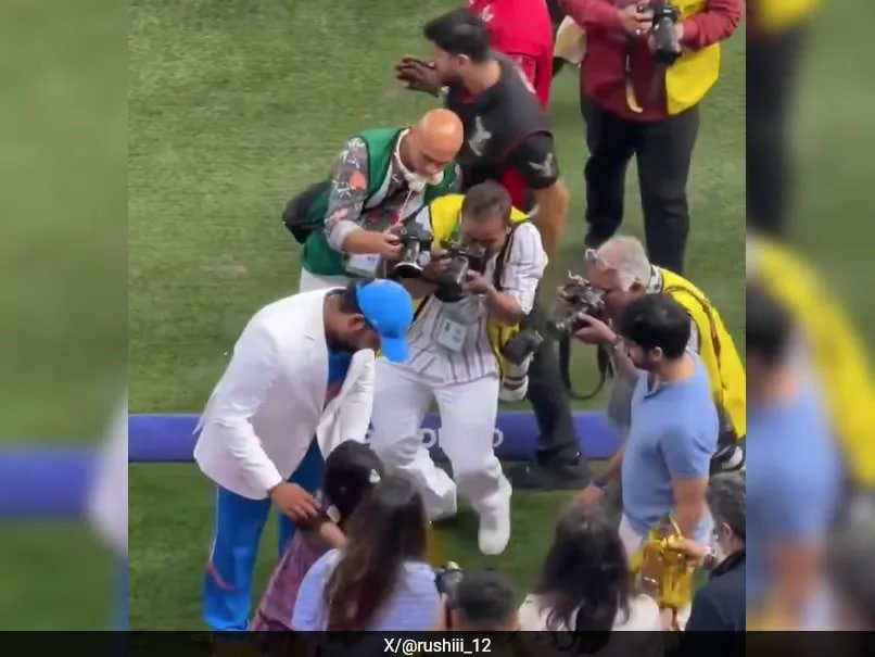 Rohit Sharma Puts Medal Across Daughters Neck, Moment Breaks Internet