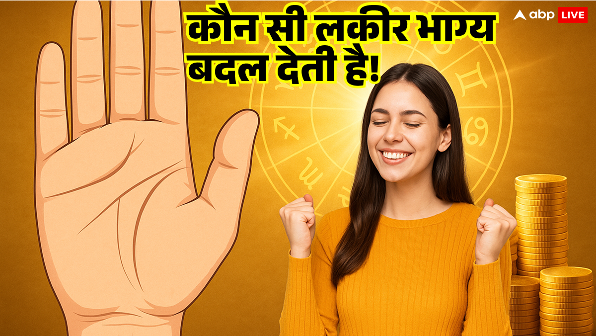 क्या आपकी हथेली में है करोड़पति बनने की रेखा? देखें भाग्य रेखा और धन रेखा के अद्भुत संकेत