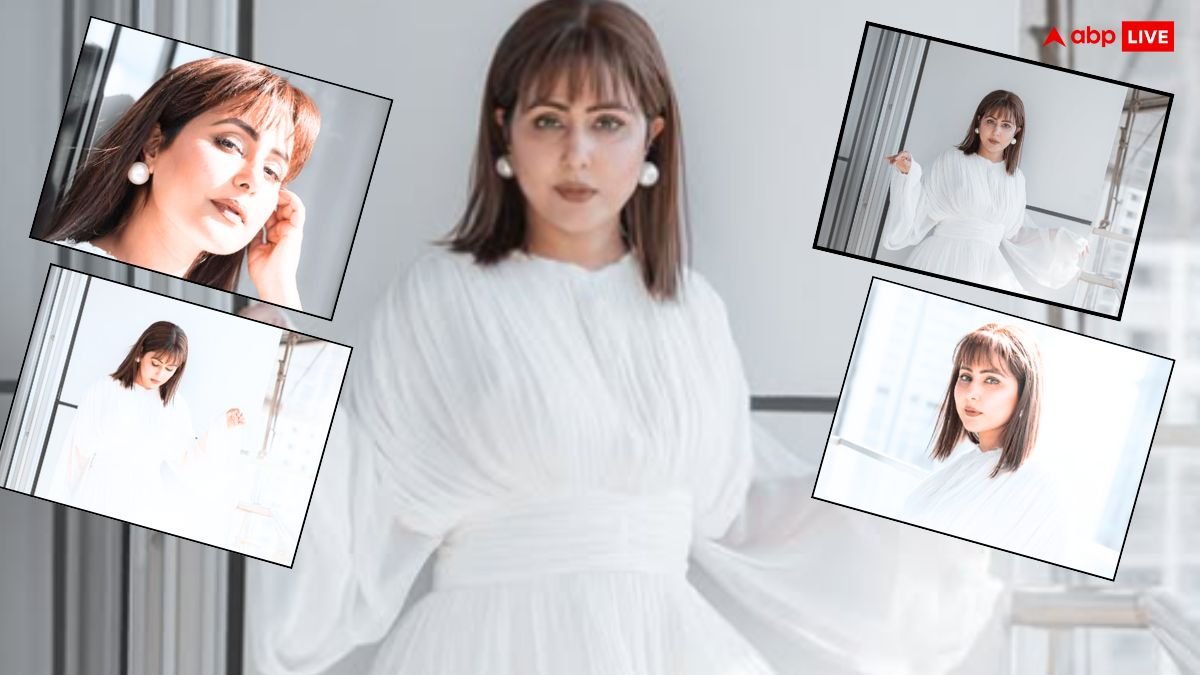 कैंसर से जंग के बीच व्हाइट शॉर्ट ड्रेस में हिना खान ने दिए किलर पोज, फैंस बोले- ये तो और खूबसूरत हो गई हैं