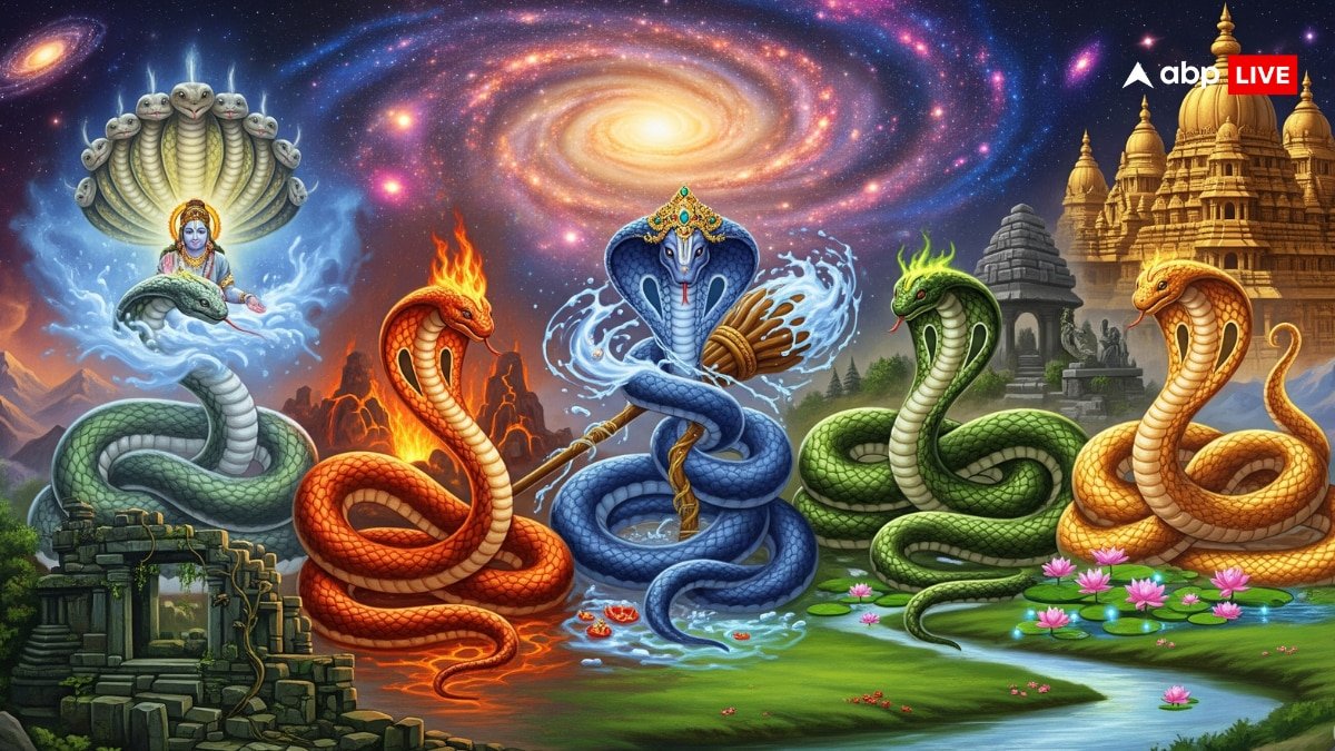 नाग देवता के 5 प्रमुख रूप: जानिए शेषनाग से लेकर तक्षक तक कौन हैं ये दिव्य स्वरूप?