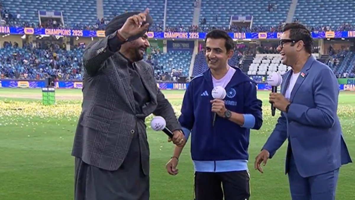 Champions Trophy Winner: फाइनल जीतने के बाद सिद्धू ने गौतम गंभीर के साथ किया कुछ ऐसा, शर्म से पानी-पानी हुए हेड कोच, देखें वीडियो