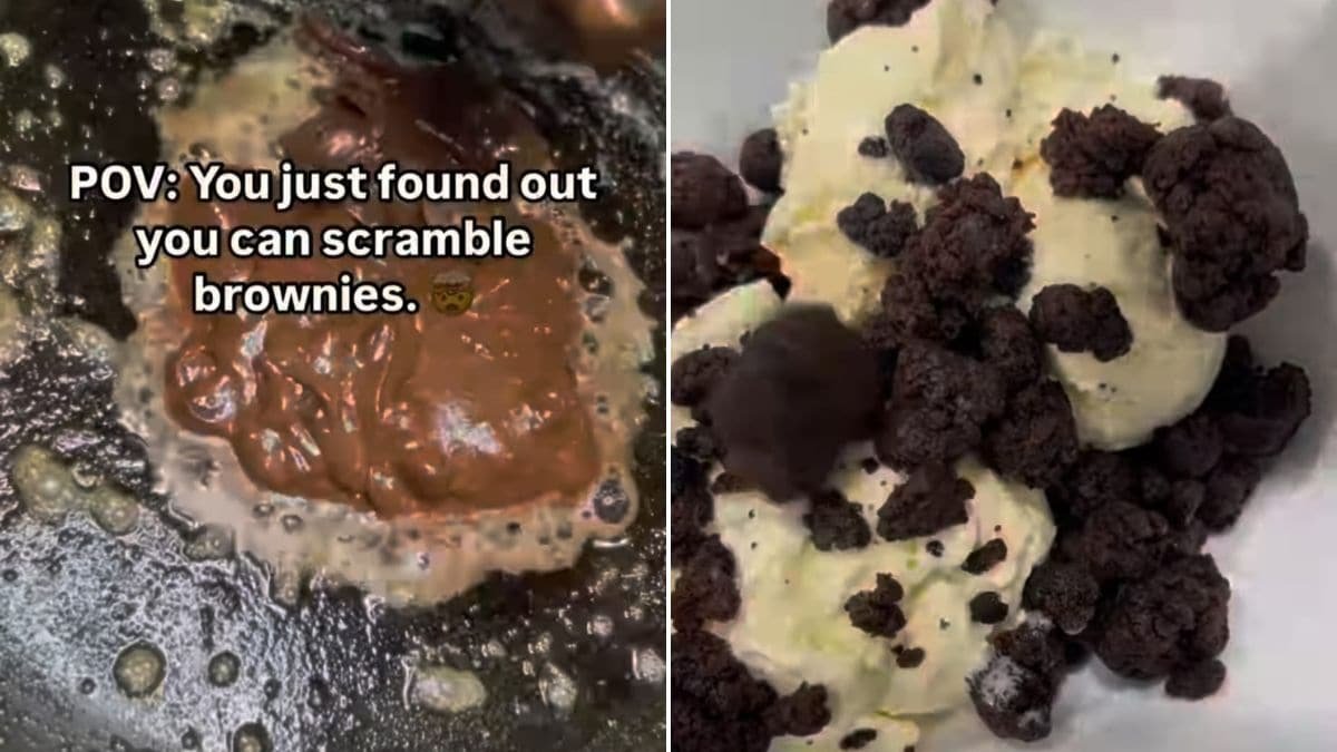Viral: Video Creator Makes Scrambled Brownies Just Like Eggs, Leaves Internet Impressed
