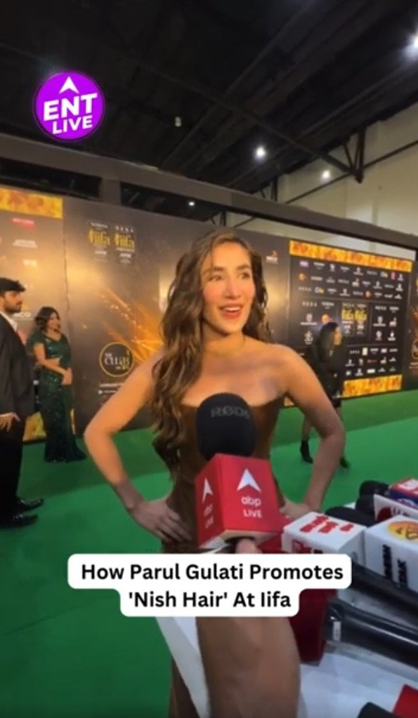 Parul Gulati Seemed excited for her 1st iifa appearance