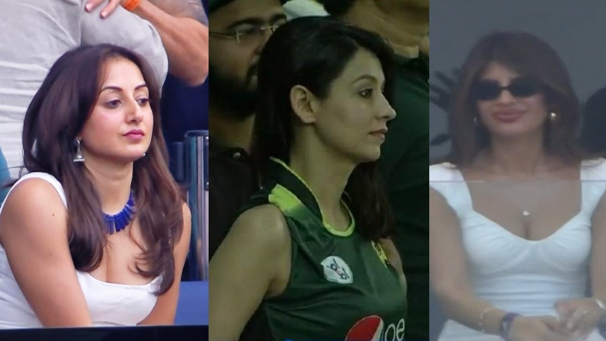 कैमरामैन ने लगाया भारत-पाक मैच में असली तड़का, खूबसूरत महिलाओं ने मचाया बवाल; देखें वायरल तस्वीरें