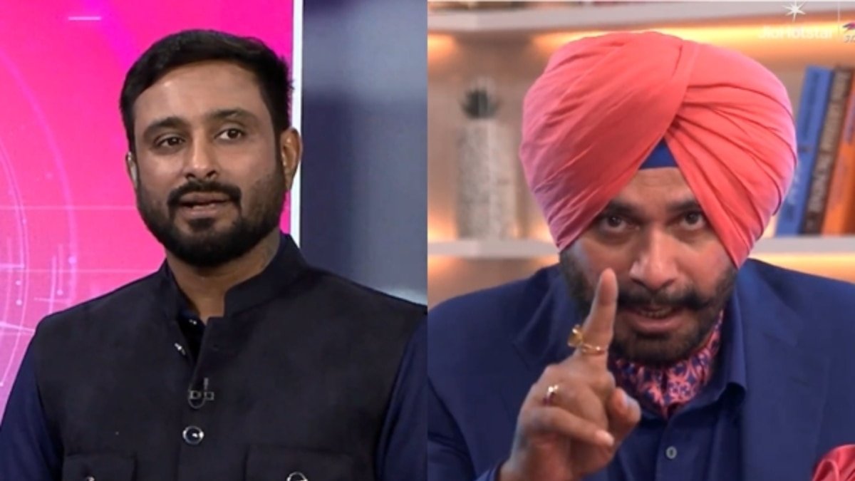 नवजोत सिंह सिद्धू ने अंबाती रायडू को सरेआम किया बेइज्जत, नेशनल टीवी पर तीखी बहस; गिरगिट तक बोल दिया