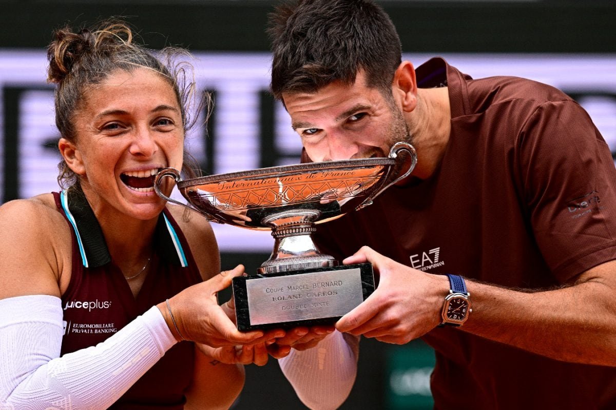 Italians Errani And Vavassori Cruise To French Open Mixed Doubles Title