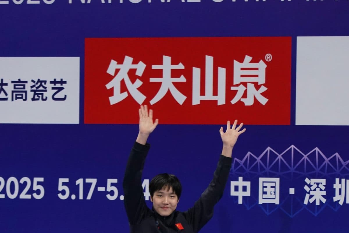 12-Year-Old History Maker Yu Zidi Heads To World Swimming Championships