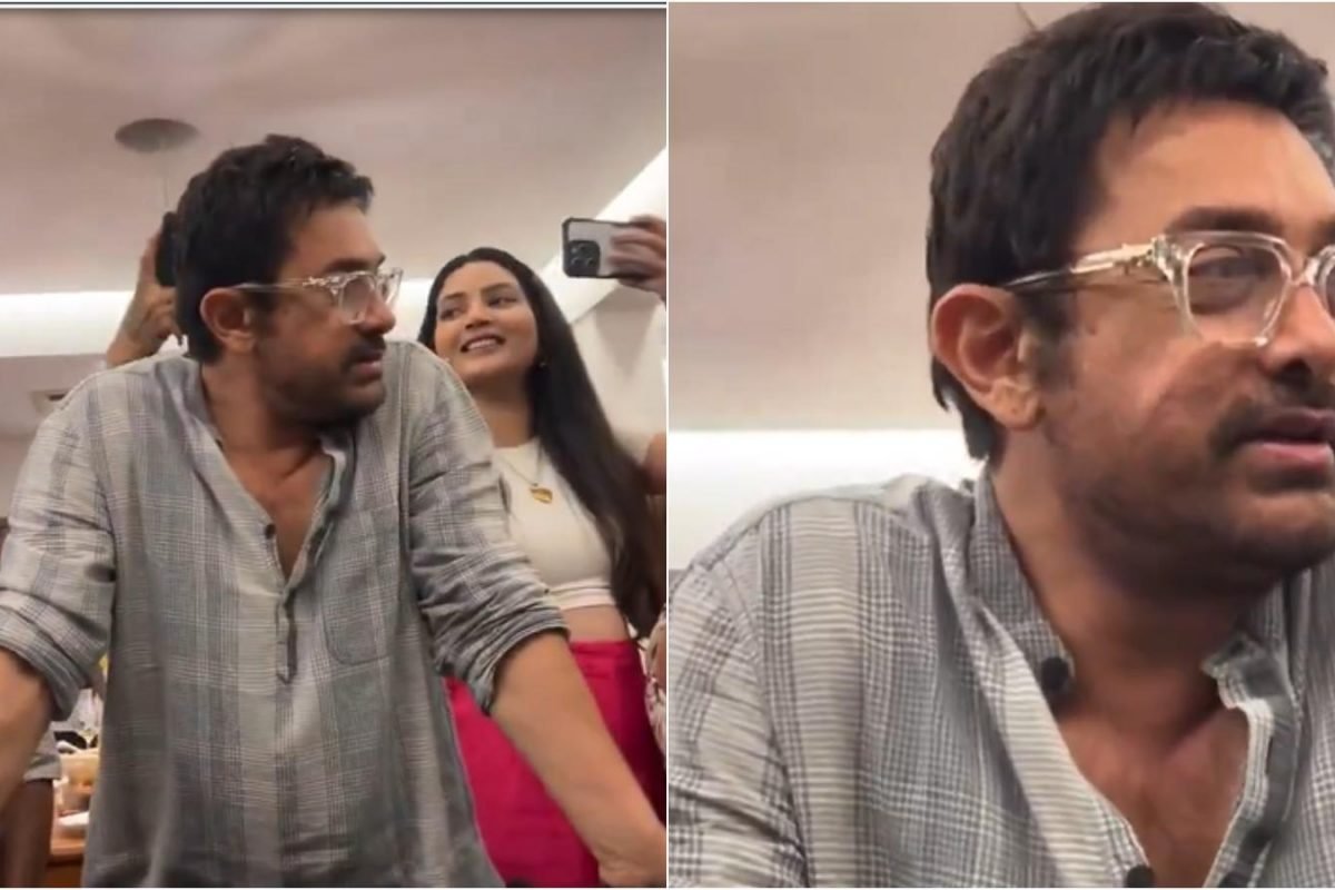 Aamir Khan Sings ‘Pehla Nasha’ With Team Of Ilu Ilu 1998 At His Home, Video Goes Viral | Watch
