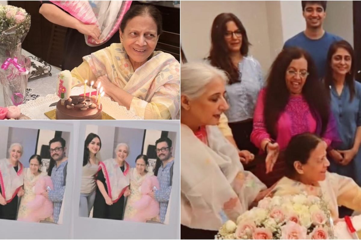 Aamir Khan’s GF Gauri Spratt Joins Him For Mother’s Day Celebration With Zeenat Hussain