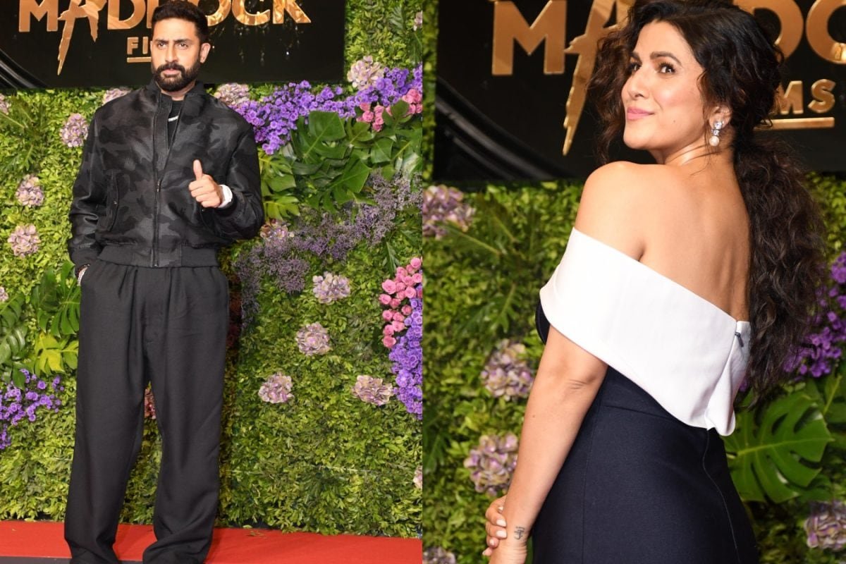 Abhishek Bachchan, Nimrat Kaur Arrive In Style At Maddocks 20-Year Bash, Video Goes Viral; Watch