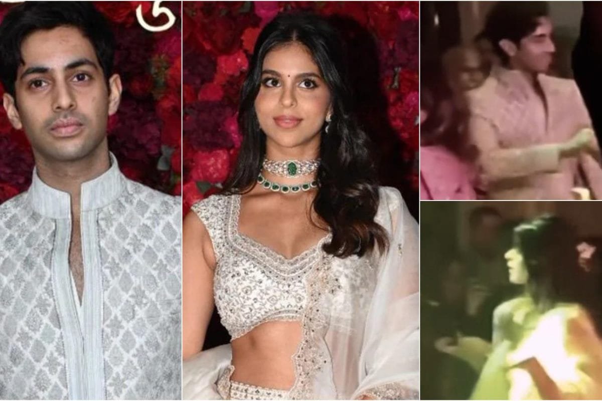 Agastya Nanda Dances Happily, Suhana Khan Exudes Princess Vibes In UNSEEN Video From Aadar Jain’s Wedding
