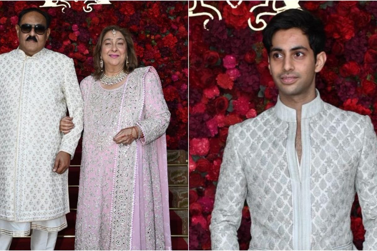 Agastya Nanda Exudes Elegance At Aadar Jain-Alekha Advani’s Wedding, Groom’s Parents Rima, Manoj Jain Arrive