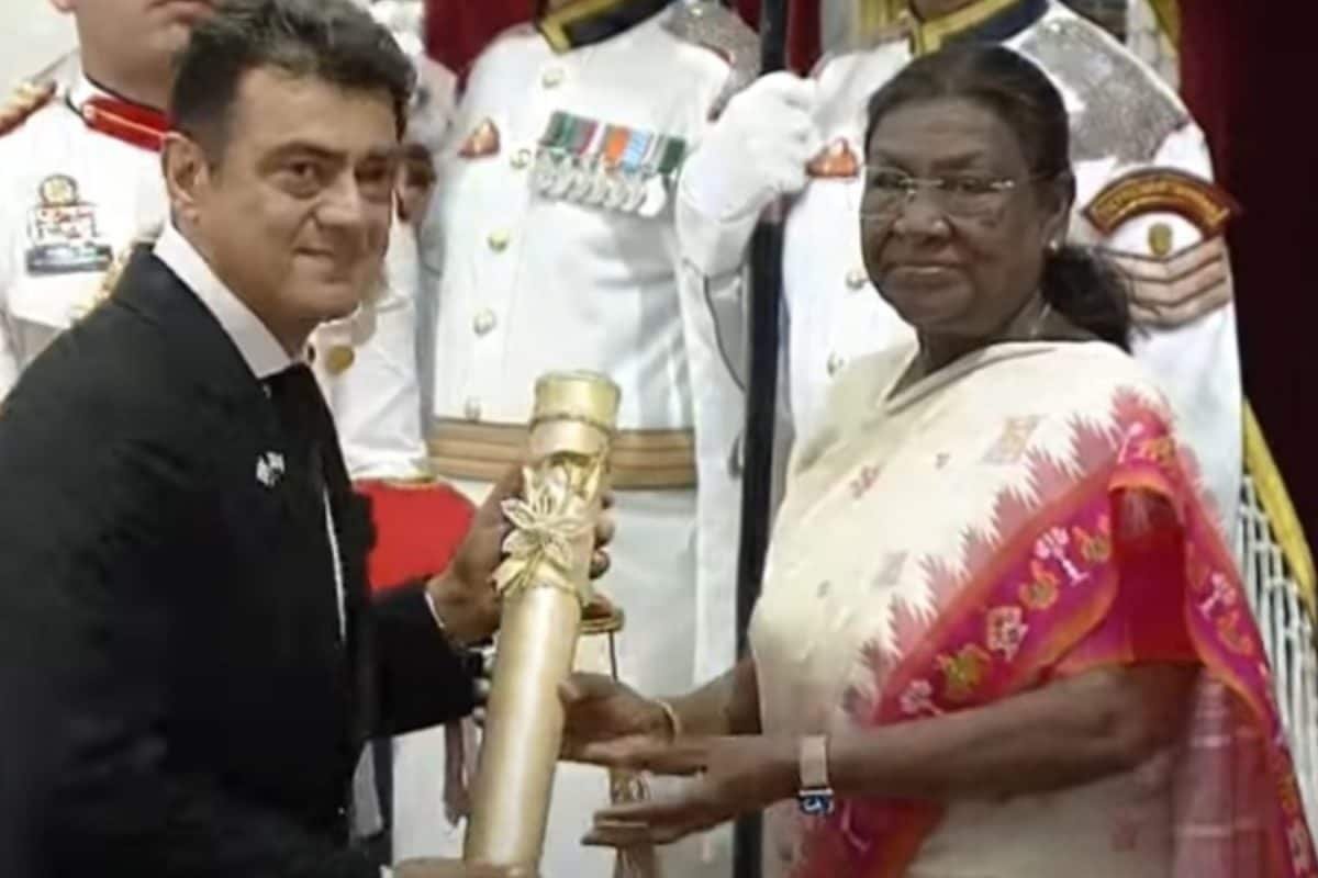Ajith Kumar Receives Padma Bhushan From President Droupadi Murmu; Family Cheers Proudly At Grand Ceremony