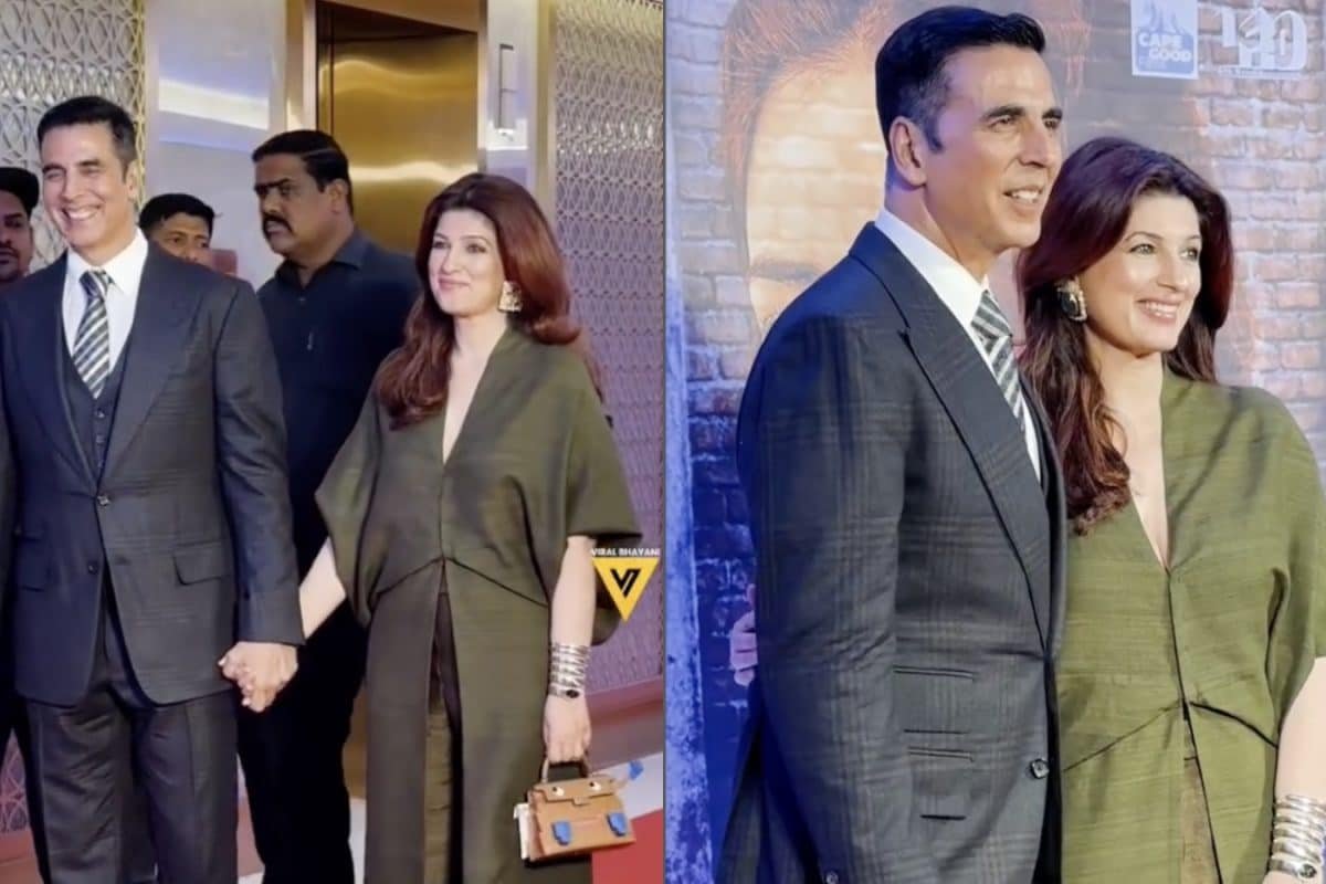 Akshay Kumar, Twinkle Khanna Arrive Hand-In-Hand At Kesari 2 Premiere; Fans Drool Over Them | Watch