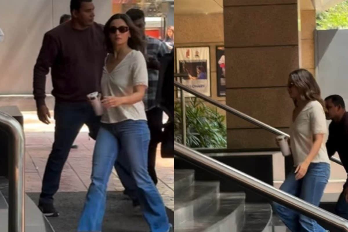 Alia Bhatt Is All Smiles As She Aces The Casual Look In A Chic White Tee And Blue Jeans | Watch