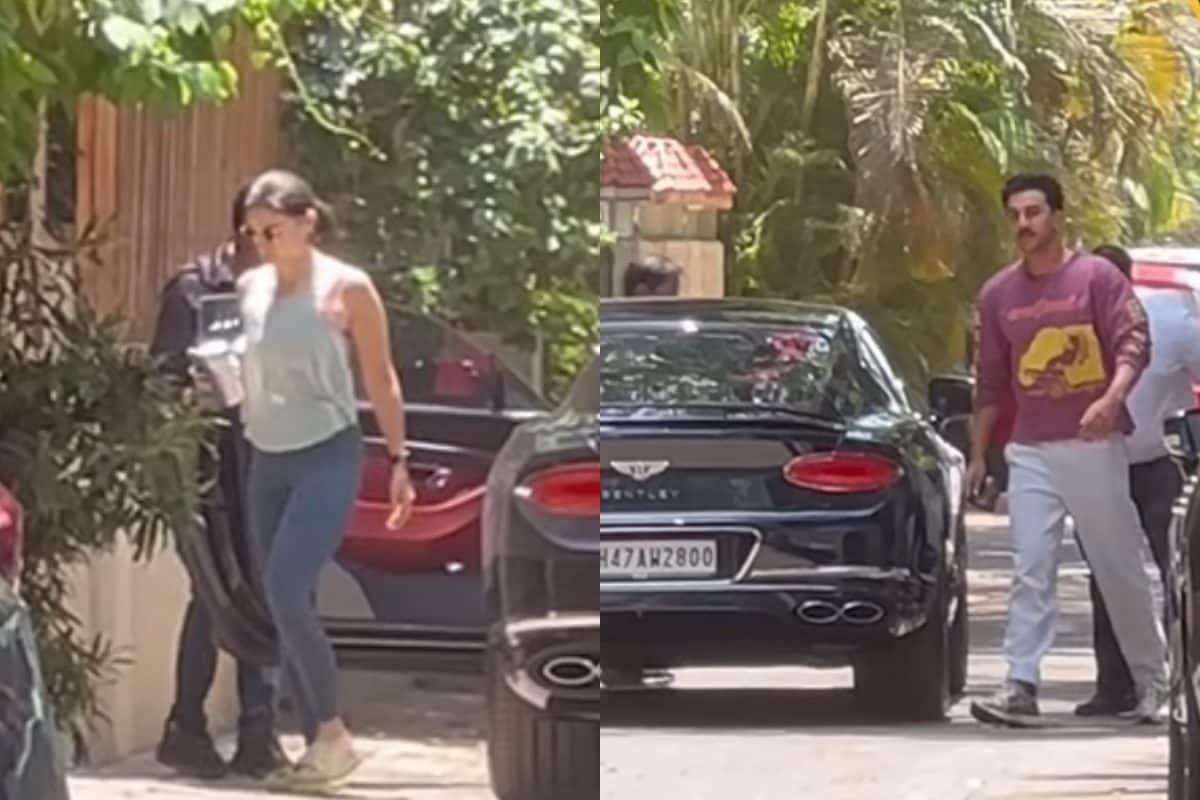 Alia Bhatt, Ranbir Kapoor Spotted In Comfy Casuals As They Get Papped In The City | Watch