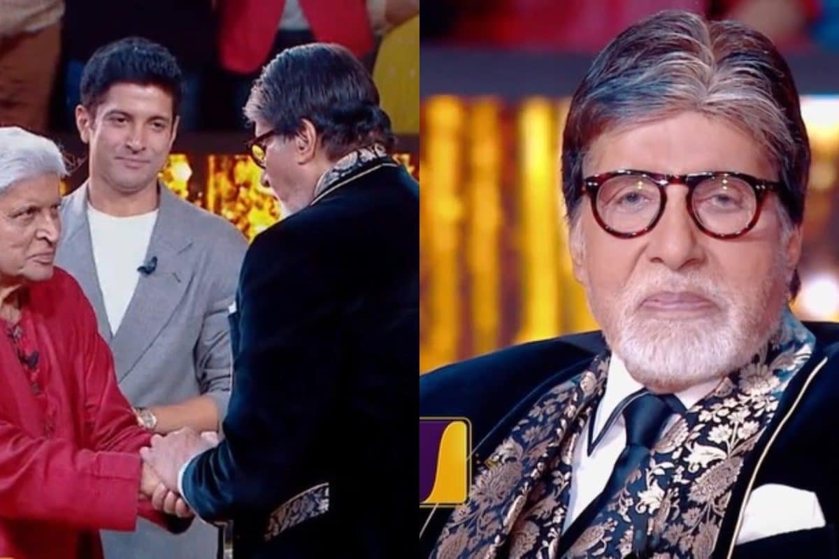 Amitabh Bachchan Recreates Zanjeer Moment With Javed Akhtar In Kaun Banega Crorepati | Watch