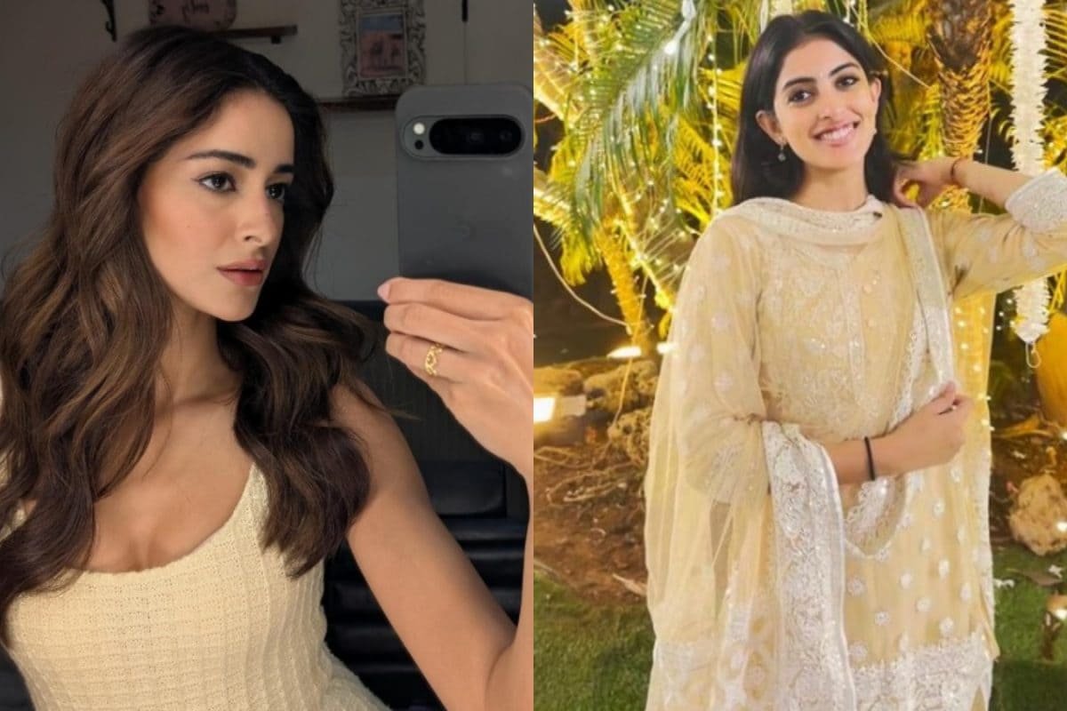 Ananya Panday Looks Stunning In Latest Mirror Selfies, Navya Nanda Reacts | Photos