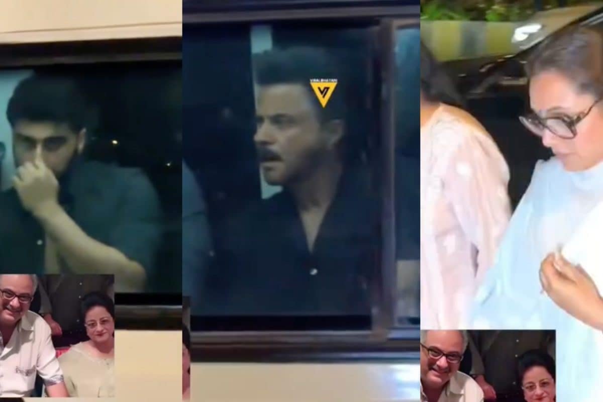 Devastated Anil Kapoor Brings Mother Nirmal Kapoor’s Mortal Remains Home; Rani Visits Him