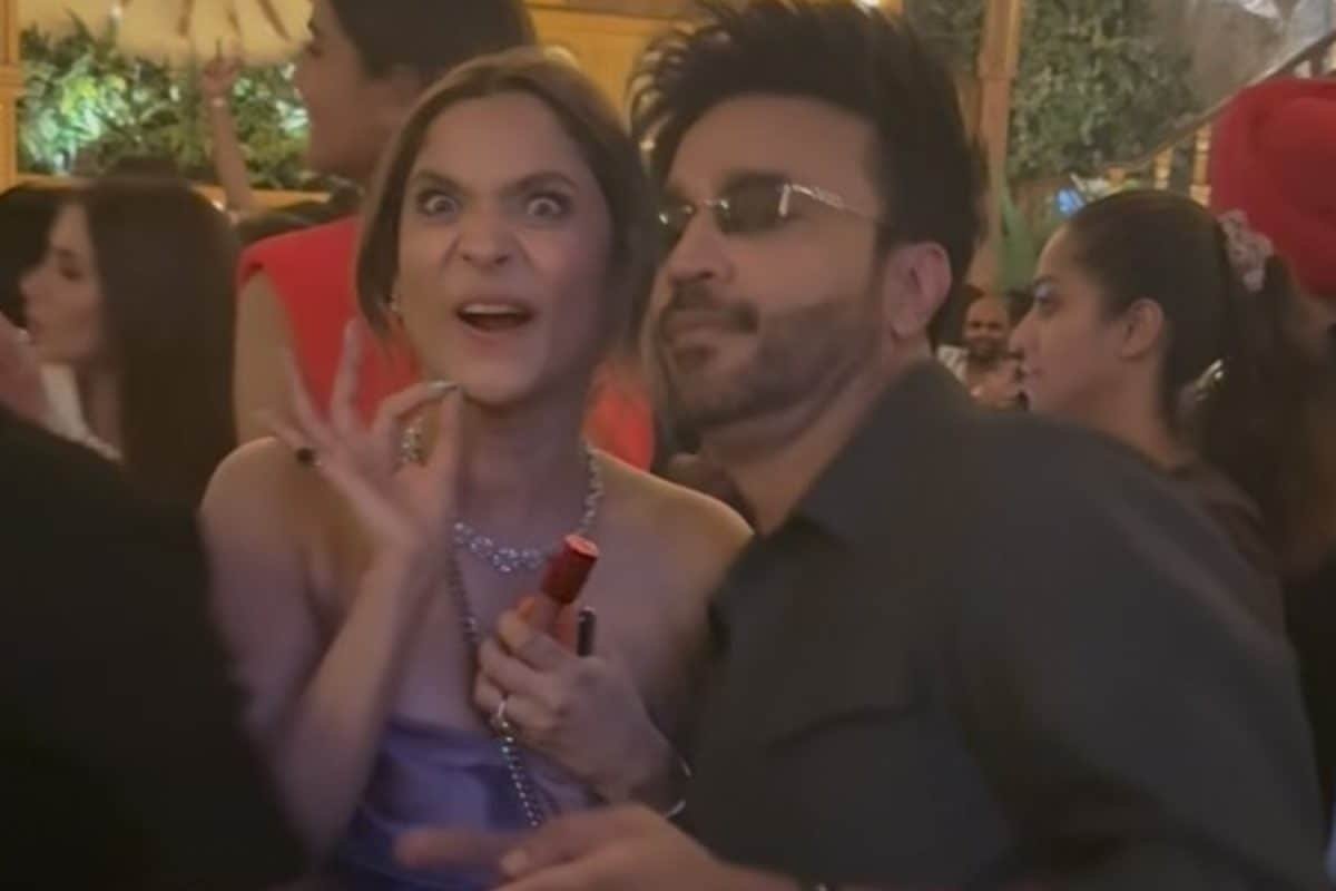 Ankita Lokhande Makes Cute Faces As Vicky Jain, Nia Sharma Dance To 3 Peg | Watch