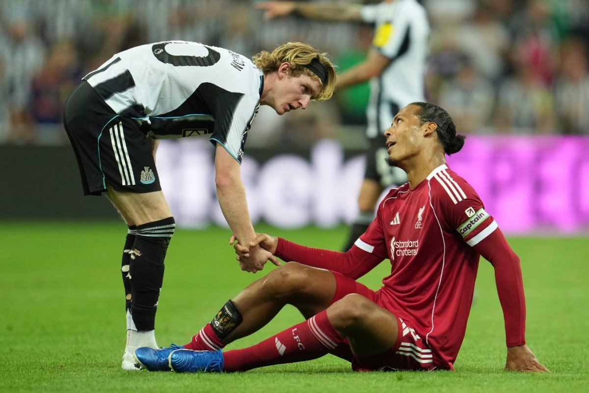 Anthony Gordon Apologises To Virgil Van Dijk For Tackle: My Intentions Were...