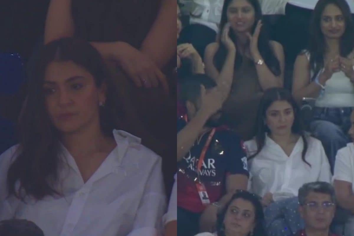 Anushka Sharmas Heartbroken Reaction After Virat Kohlis Wicket In IPL 2025 Final Goes Viral