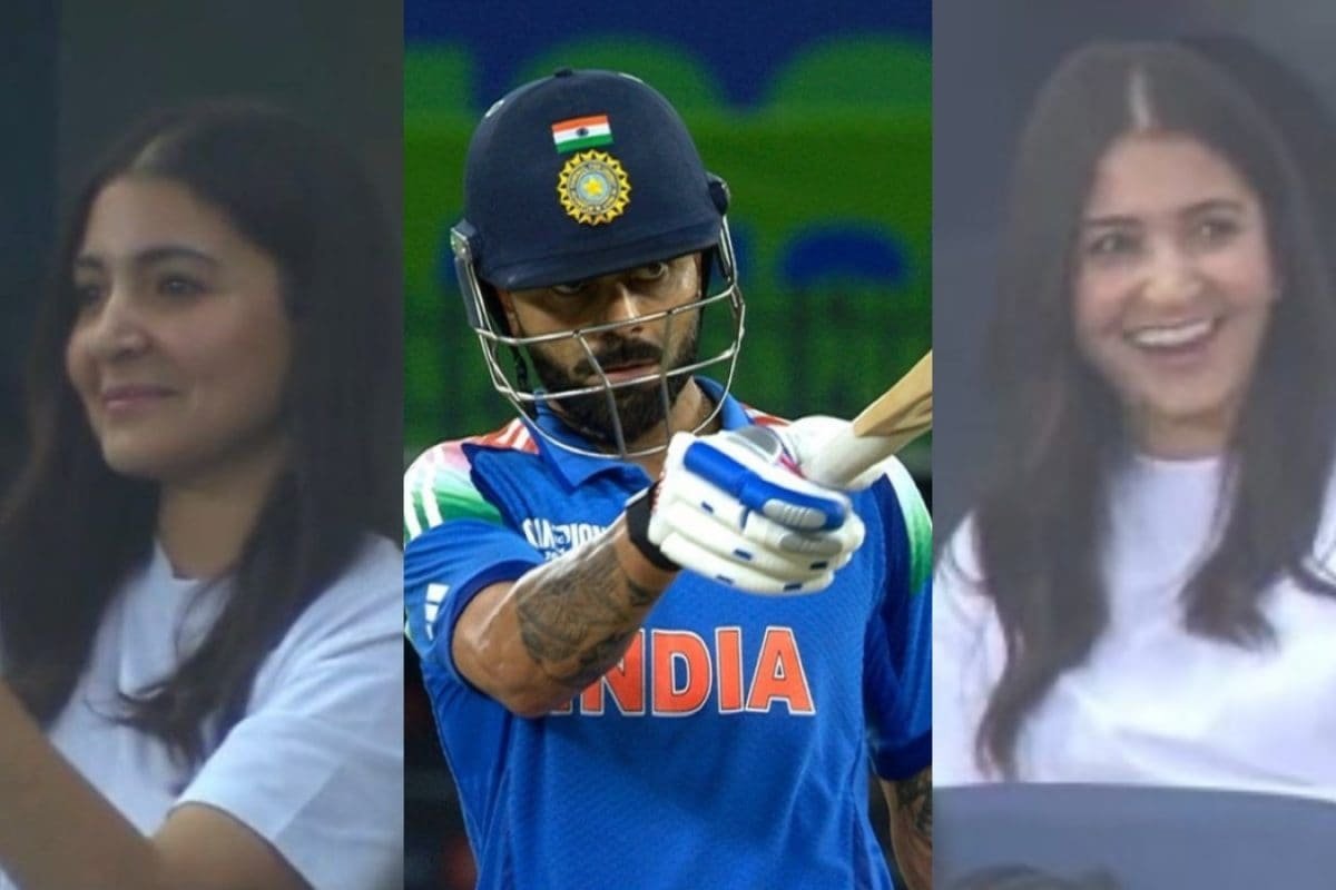 Anushka Sharma Jumps With Joy As Virat Kohli Hits Half-Century During Ind vs Aus Match | Watch