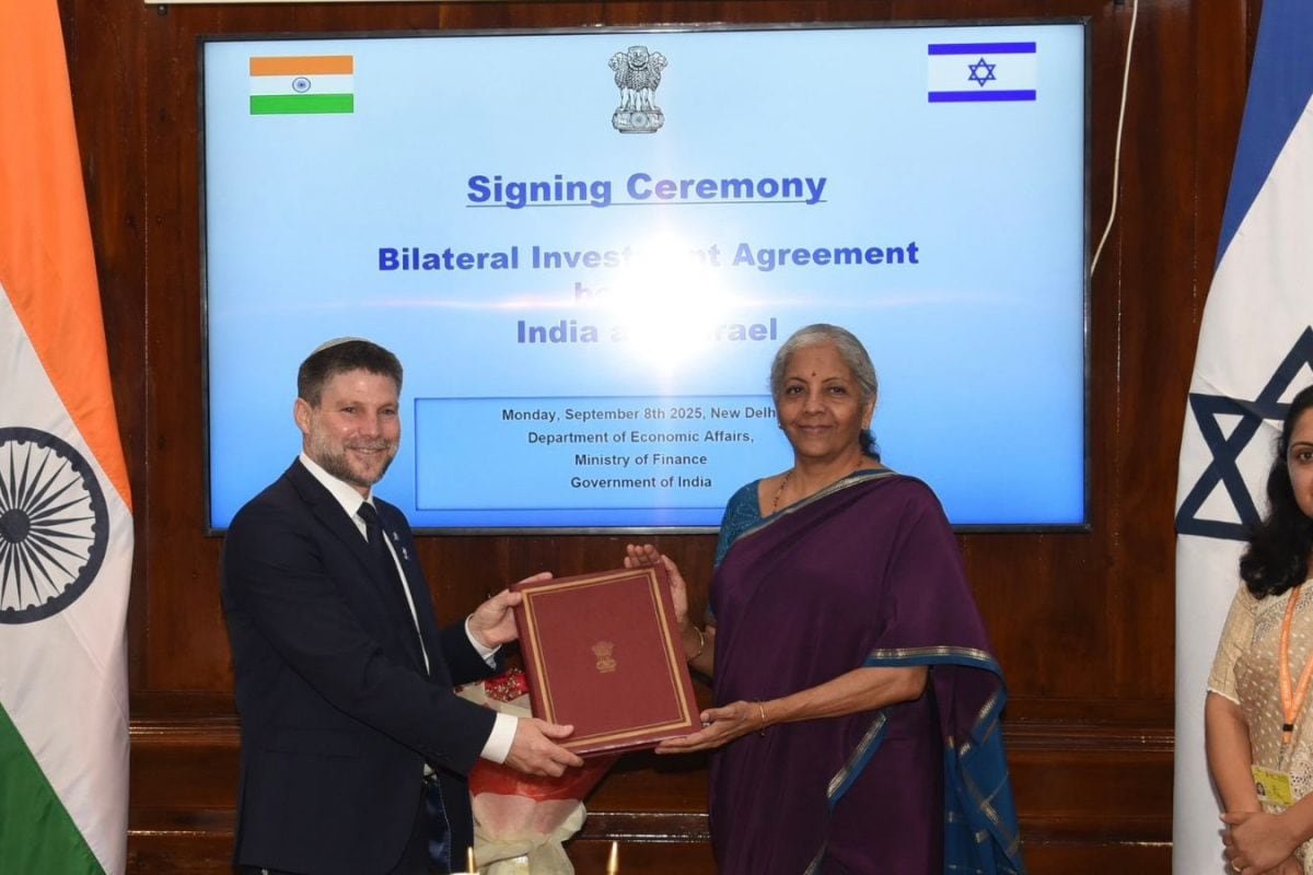 India, Israel Ink Bilateral Investment Treaty To Boost Cross-Border Investments