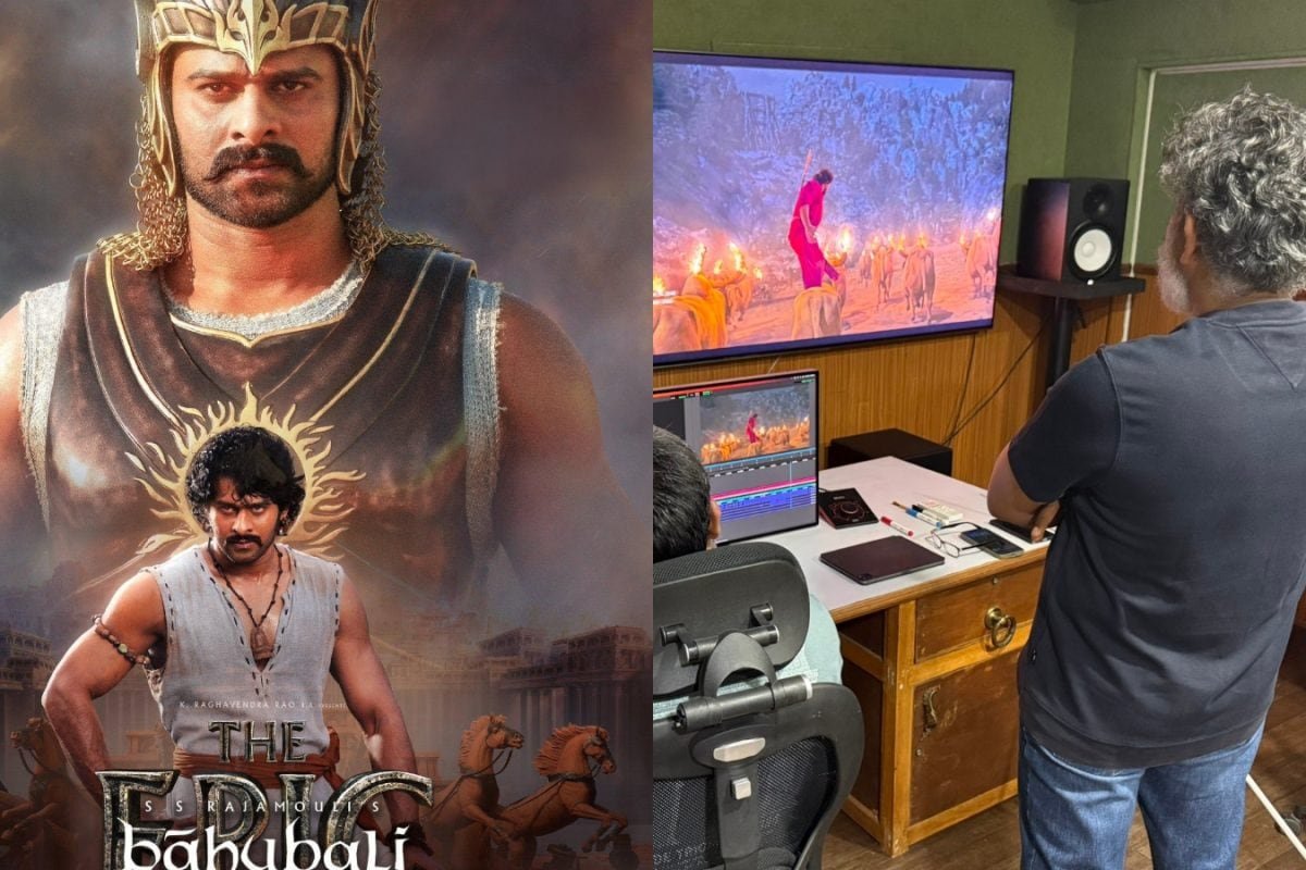 S.S. Rajamouli Gives Final Touches To Baahubali: The Epic As Producer Shobu Yarlagadda Shares BTS Glimpse