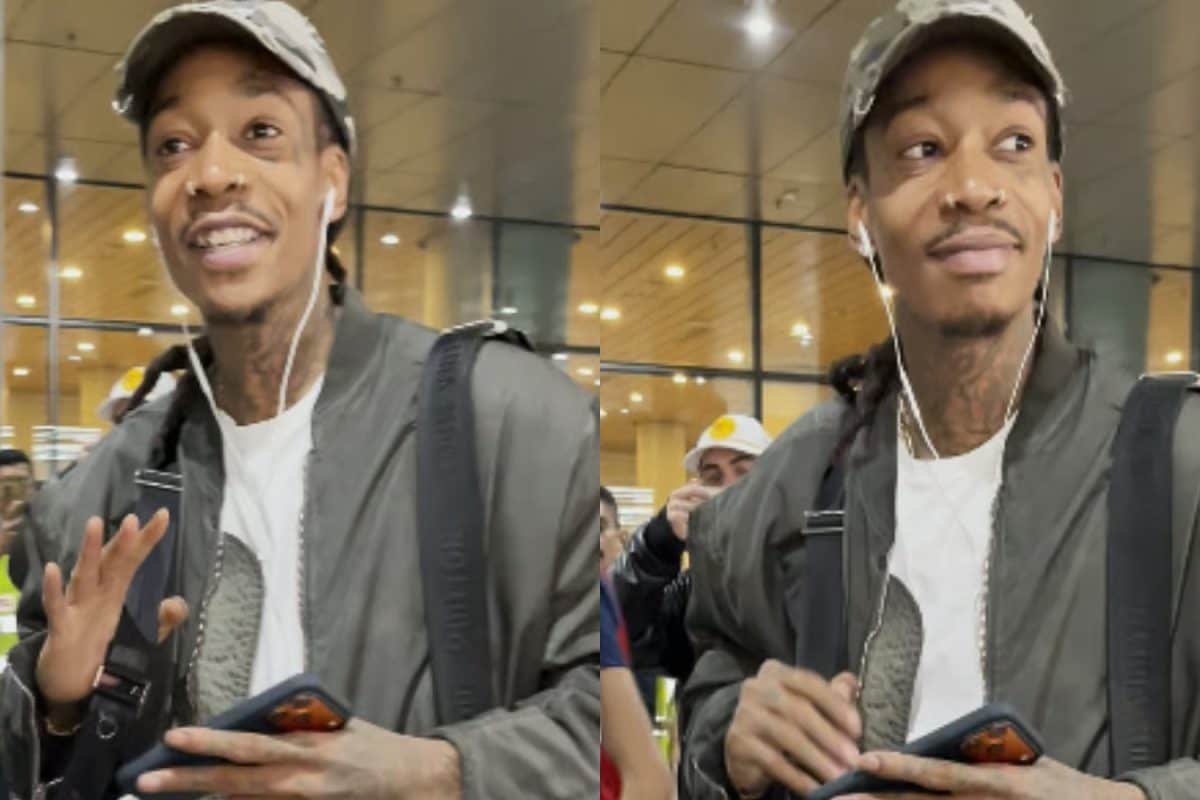 Wiz Khalifa Arrives In Mumbai, Welcomes Paps With His Signature Smile | Watch
